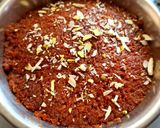 A picture of step 3 of Carrot Halwa Rabdi Shots.