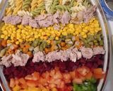 Une image de l'étape 4 de Salade de torsade 3couleurs.