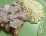 Foto del paso 5 de la receta: Lenguado con arroz al curry y salsa blanca cítrica