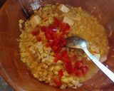 A picture of step 2 of Rice, Corn, and Sausage Frittata.