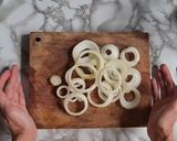 Foto langkah ke 1 dari resep Onion Rings | Eggless | Vegan Friendly.