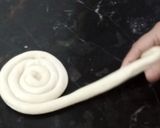 A picture of step 4 of Rope Style Paratha Folding.