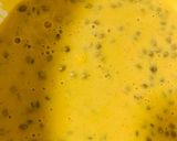 A picture of step 1 of Palak kay Pakory.