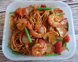 รูปขั้นตอนการทำที่ 4 ของ สปาเก็ตตี้กุ้ง