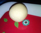 A picture of step 5 of Coconut Ladoos / Balls.