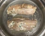 Foto del paso 1 de la receta: Pechuga rellena de queso crema whipped y espinacas