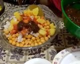 A picture of step 3 of Yummy chola chat.