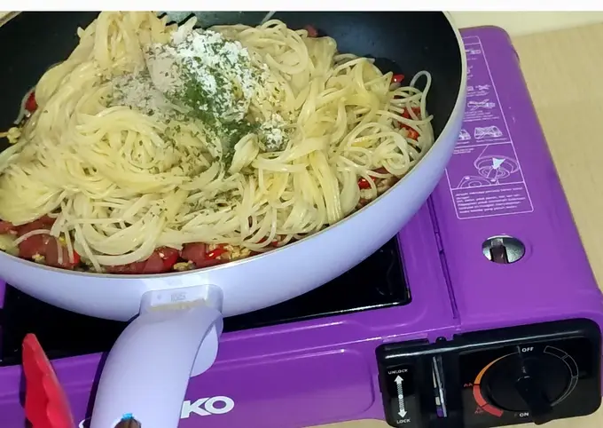 Langkah-langkah untuk membuat Cara bikin Spaghetti Rumahan