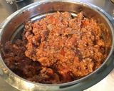Une image de l'étape 5 de Farce au porc,tomates,moutarde aux épices et curry (pour légumes farcis).