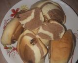 A picture of step 3 of Chocolate spiral Buns.