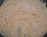 A picture of step 5 of Spaghetti with tomato Sauce with Fresh Vegetables.