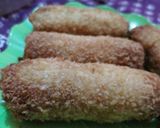 Foto langkah ke 9 dari resep Roti Goreng Sosis Mozarella lumer.