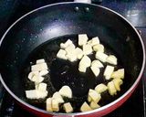 A picture of step 1 of Paneer butter masala.