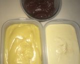 Foto langkah ke 4 dari resep Fla durian + keju + coklat.