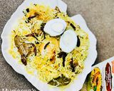 A picture of step 10 of Chicken biryani.