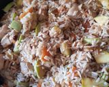Foto del paso 4 de la receta: Arroz con pollo y verduras salteadas
