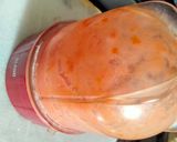 A picture of step 1 of Kashmiri style apple and tomato curry.