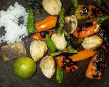 Foto langkah ke 1 dari resep Plecing Kangkung Sambal Kemiri Kas Lombok.