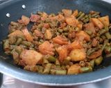 A picture of step 5 of String beans Sabji (Farasbi chi Bhaji).
