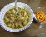 A picture of step 5 of Minty aloo sabji (for fast).