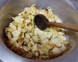 A picture of step 2 of Meetha Kaddu/Kaasi Phal.