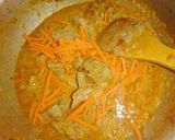 A picture of step 5 of Achar Gosht.