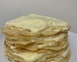 A picture of step 3 of Pancake Cake.