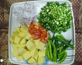 વેજીટેબલ દમ બિરયાની (Vegetable Dum Biryani Recipe In Gujarati) રેસીપી સ્ટેપ2ફોટો