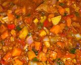 A picture of step 3 of Taco soup.
