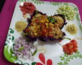 A picture of step 6 of Corn Chaat.