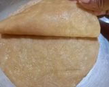 A picture of step 4 of Stuffed Tortilla wrap.