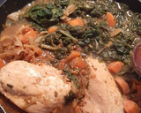 Foto del paso 4 de la receta: Pollo con espinacas