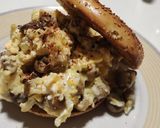 Foto del paso 9 de la receta Revuelto de champiñones y queso🍄🧀