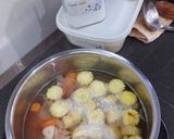 Foto langkah ke 3 dari resep Kuah Bening Bayam Comfort ~ (Tips bayam tetap hijauu dan ga layuu).