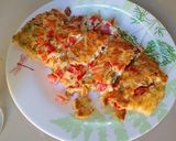 صورة لخطوة 3 من وصفة بيض مقلي بالخضرة والجبن 🥚🍳🧀🍅