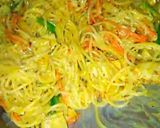 A picture of step 6 of Creamy Fajita pasta.