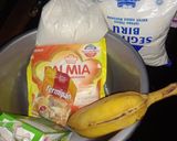 Foto langkah ke 1 dari resep Bolu/Roti kukus(Tanpa telor) isian pisang keju.