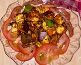 A picture of step 3 of Paneer tikka.