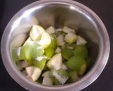 A picture of step 1 of Gol keri pickle.