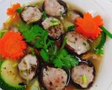 Hình bước làm 3 của món Canh bí ngòi nấu mọc