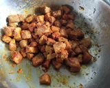 A picture of step 4 of Yum (Suran) Subzi.