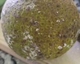 A picture of step 1 of Breadfruit fritters with hot & sweet sauce.