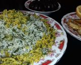 عکس مرحله 5 از دستور سبزی پلو با ماهی