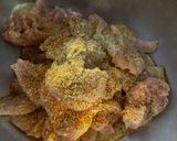 A picture of step 1 of Protein packed fried cabbage.