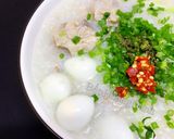 Hình bước làm 2 của món Cháo Sườn Trứng Cút