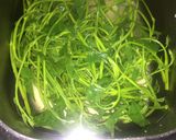 Hình bước làm 1 của món Rau muống luộc