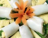 Hình bước làm 4 của món Phở cuốn