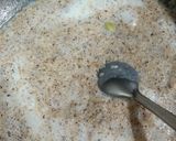 A picture of step 3 of Rajgira halwa.