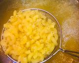 A picture of step 1 of Mac and Veg Salad.