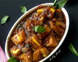 A picture of step 11 of Amba Khatta (traditional odia style instant raw mango pickle).